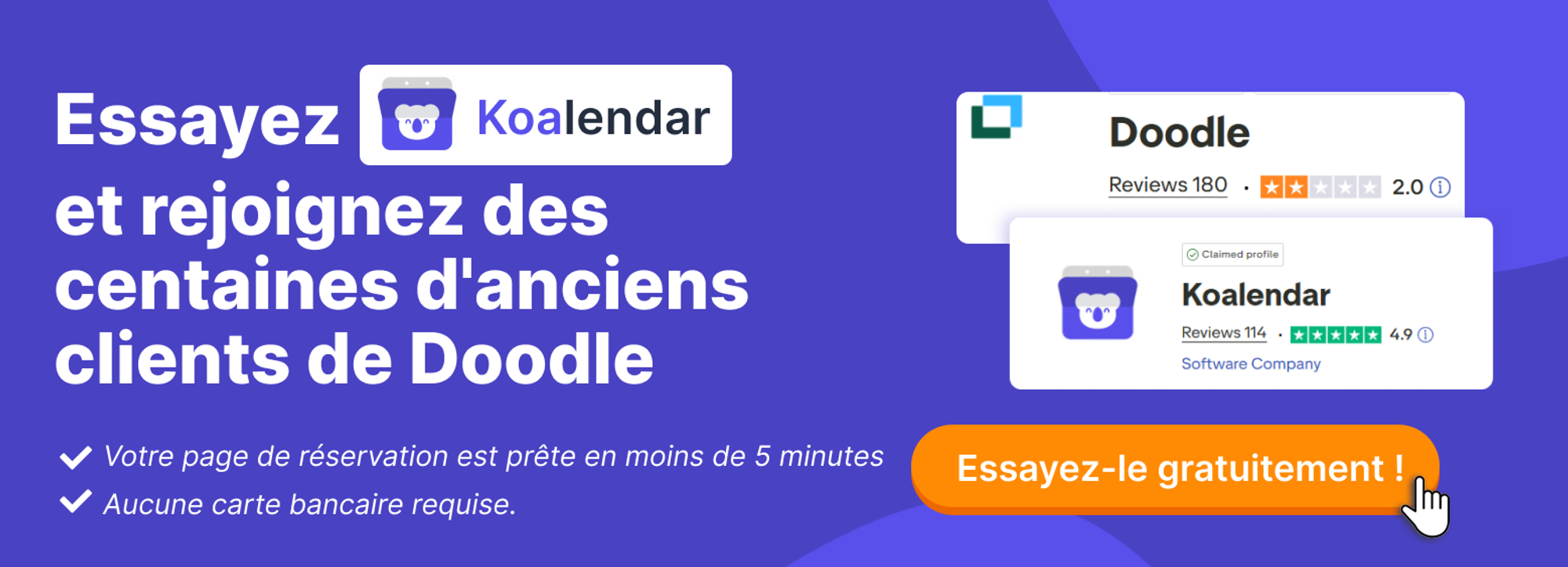 Koalendar, la meilleure alternative à Doodle